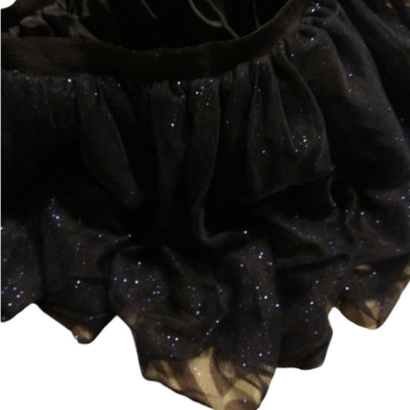 H&M midnight blue sparkly full tulle skirt size 4-6 - Picture 2 of 2